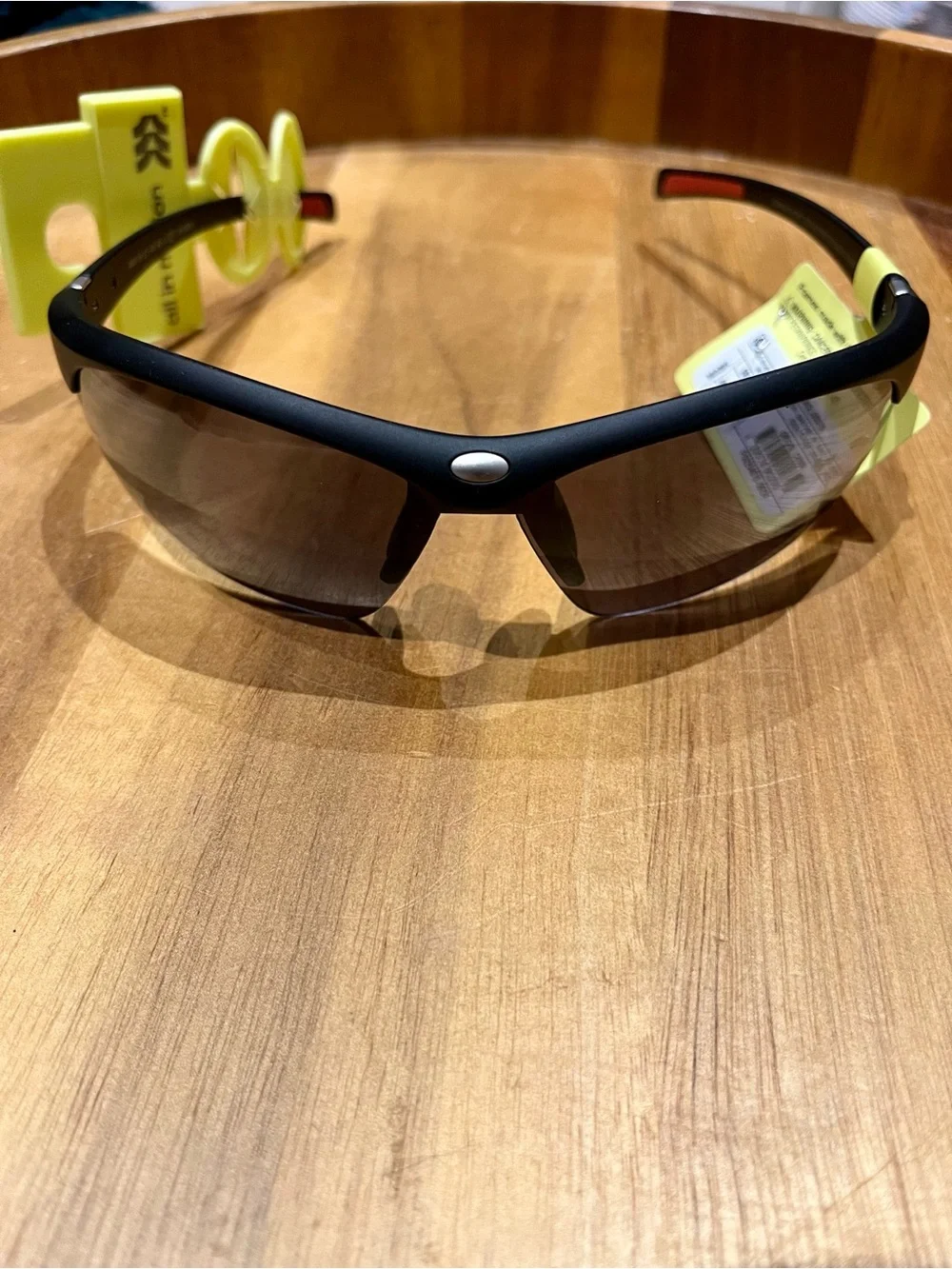 All In Motion - Men's Sporty Matte Black Frame Sunglasses